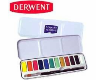 Derwent DERWENT ACADEMY WATERCOLOR 12KS uni