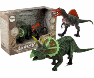 LeanToys Dinosaurus figurka 2 ks Spinosaurus, Triceratops