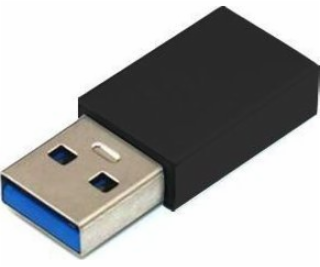 MicroConnect USB3.0 A - USB3.1 C MF adaptér, černý