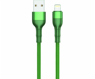 USB 2GO USB-A – Lightning kabel zelený (797310)