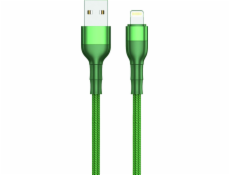 USB 2GO USB-A – Lightning kabel zelený (797310)