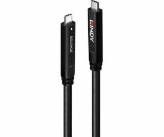 Lindy USB-C - USB-C USB kabel 10 m černý (43333)