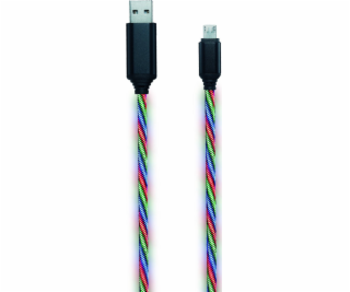 USB 2GO USB-A - microUSB kabel 1 m vícebarevný (797145)