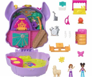 Kompaktní sada Mattel Polly Pocket Camping Llama HKV33(FR...