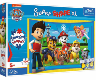 Trefl Puzzle 104 dílků Super Shapes XL Paw Patrol Přátelé...