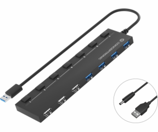 Concepttronic USB HUB CONCEPTRONIC USB-Hub 7-Port 3.0 ->4...