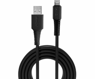 Lindy USB-A – Lightning kabel 1 m černý (31320)