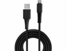 Lindy USB-A – Lightning kabel 1 m černý (31320)