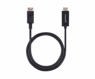 Manhattan DisplayPort – kabel HDMI 1,8 m černý (153201)