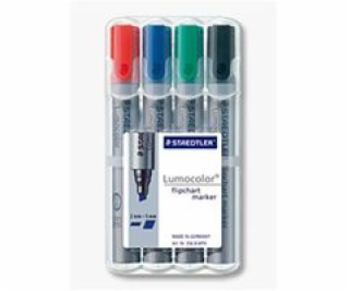 Staedtler STAEDTLER Flipchartmarker Lumocolor 4St Box