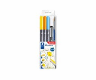 Staedtler STAEDTLER Wassermalset Vögel (3Pinselmarkern, 1...