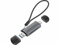 Conceptronic CONCEPTRONIC Čtečka karet USB-C/USB-A -> Micro SD/TF sw