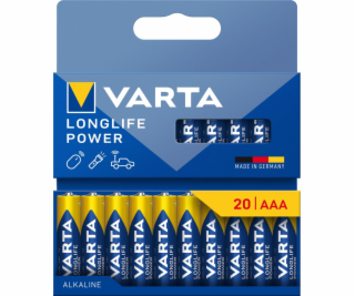 1x20 Varta Longlife Power Micro AAA LR 03 04903121720