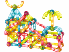 Magnetická svítící stavebnice 128 ks