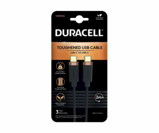 Duracell kabel USB7034A, USB Type-C, 2 m, šedý