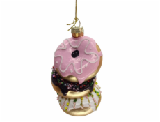 Christmas Touch Hračky na vánoční stromeček Donut, 10 cm