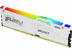 KINGSTON DIMM DDR5 16GB 6000MT/s CL36 FURY Beast RGB Bílá EXPO