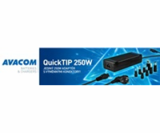 AVACOM QuickTIP 250W - univerzální adaptér pro notebooky ...