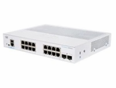 BAZAR - Cisco switch CBS350-16T-E-2G-EU (16xGbE,2xSFP,fanless) - REFRESH - poškozený obal