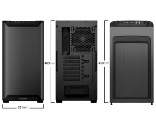 buď zticha! PURE BASE 501 Airflow Window, tower case