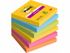 3M Post-it® Super Sticky Notes, KARNEVAL, 76x76mm, 6x90 karet.