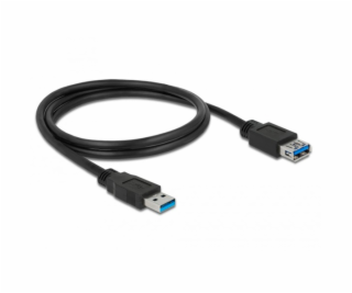 Przedłużacz USB 3.0 1m AM-AF czarny 