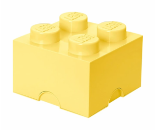 LEGO Storage Brick 4 pastellgelb, Aufbewahrungsbox