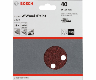 Bosch Sanding Pad EfWP,125mm K40,5x