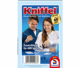 Kniffelblock, Würfelspiel