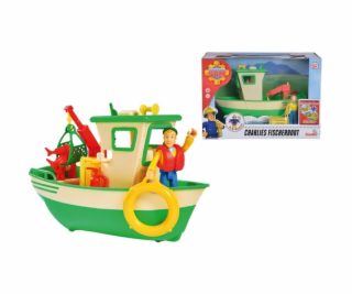 Feuerwehrmann Sam - Charlies Fischerboot mit Figur, Spiel...