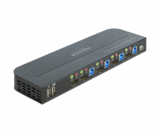 HDMI KVM Switch 4K 60 Hz mit USB 3.0 und Audio, KVM-Switch