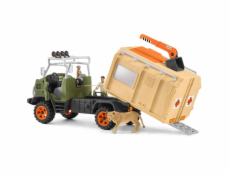 Schleich Wild Life Grosser Truck Tierrettung, Spielfahrzeug