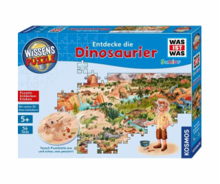 WAS IST WAS Junior  - Entdecke die Dinosaurier, Puzzle