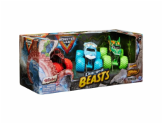 Monster Jam Charged Beasts 3er-Pack, Spielfahrzeug