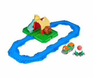 Mighty Express Farmbahnhof Spielset mit Farm-Frieda, Spie...