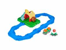 Mighty Express Farmbahnhof Spielset mit Farm-Frieda, Spielfahrzeug