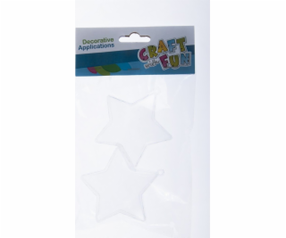 Craft with Fun ORNAMENT BN PLAST STAR 7,5CM 2KS CF PBH 12...