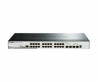  D-Link 28portový Smart Managed PoE Gigabit Stack Switch ...