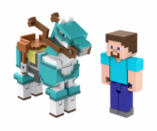 Minecraft Armored Horse and Steve, Spielfigur