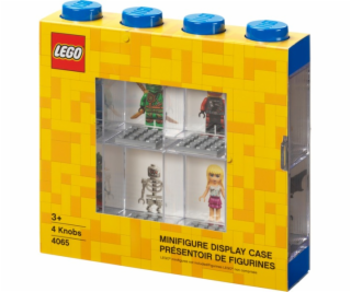  LEGO Minifigure Vitrína modrá, úložný box