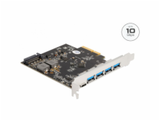  Karta PCI Express x4 na 1 x USB Type-C + 4 x USB Type-A, karta rozhraní