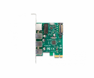 Karta PCI Express x1 do 3 x USB 5 Gbps Type-A socket + 1 ...