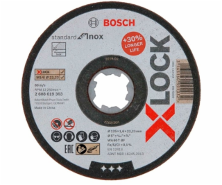 Řezný kotouč X-LOCK standard pro Inox, O 125 mm