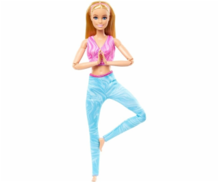 Mattel Barbie Made to Move s růžovým sportovním topem a m...