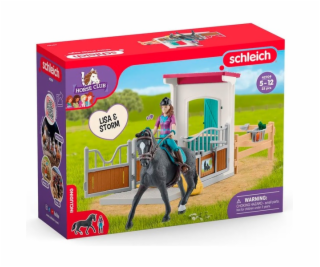 Schleich Horse Club box na koně s Lisou & Storm, figurkou...