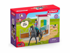 Schleich Horse Club box na koně s Lisou & Storm, figurkou na hraní