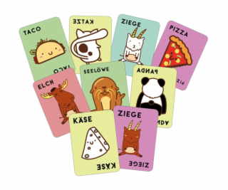 Asmodee Taco Cat Kozí sýr Pizza: Plně zkroucená, karetní hra