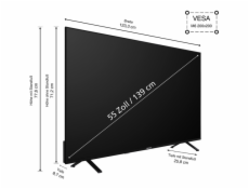 Telefunken XU55TO750S, LED televize