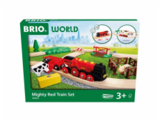 BRIO World Red Lola Farm Train Set, Train