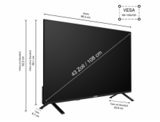 Telefunken QU43TO750S, QLED TV